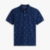 Regular Fit Allover Flag Pique Polo Regular Fit Allover Flag Pique Polo