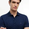 Regular Fit Anchor Print Interlock Polo Regular Fit Anchor Print Interlock Polo
