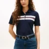 Regular Fit Block Stripe Stretch Polo Regular Fit Block Stripe Stretch Polo