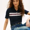Regular Fit Block Stripe Stretch Polo Regular Fit Block Stripe Stretch Polo
