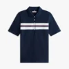 Regular Fit Block Stripe Stretch Polo Regular Fit Block Stripe Stretch Polo