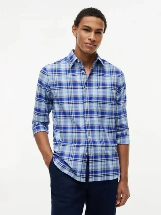 Regular Fit Check Oxford-skjorta