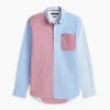 Regular Fit Colorblock Oxford-skjorta Regular Fit Colorblock Oxford-skjorta