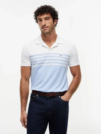 Regular Fit Colorblock Pique Polo