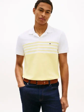 Regular Fit Colorblock Pique Polo