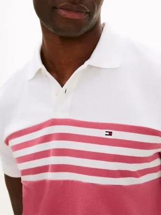Regular Fit Colorblock Pique Polo