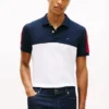 Regular Fit Colorblock Stripe Pique Polo Regular Fit Colorblock Stripe Pique Polo
