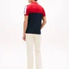 Regular Fit Colorblock Stripe Pique Polo Regular Fit Colorblock Stripe Pique Polo