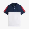 Regular Fit Colorblock Stripe Pique Polo Regular Fit Colorblock Stripe Pique Polo