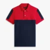 Regular Fit Colorblock Stripe Pique Polo Regular Fit Colorblock Stripe Pique Polo