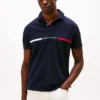 Regular Fit Embroidered Stripe Polo Regular Fit Embroidered Stripe Polo