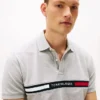 Regular Fit Embroidered Stripe Polo Regular Fit Embroidered Stripe Polo