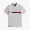 Regular Fit Embroidered Stripe Polo Regular Fit Embroidered Stripe Polo