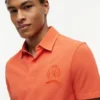 Regular Fit Garment-Dyed Crest Polo Regular Fit Garment-Dyed Crest Polo