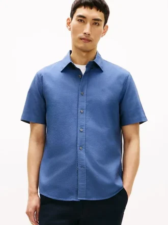 Regular Fit Garment-Dyed Oxford Shirt