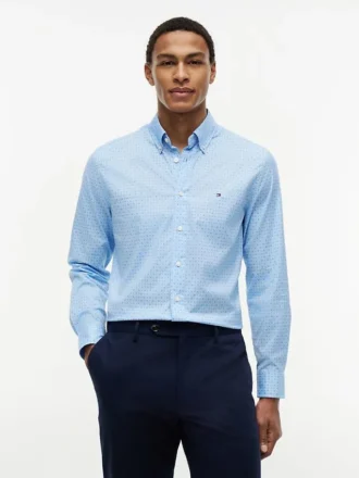 Regular Fit Geo Print All-Day Shirt