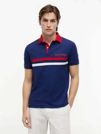 Regular Fit Hilfiger Logo Wicking Polo