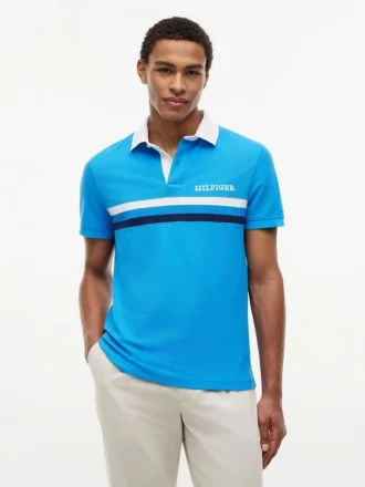 Regular Fit Hilfiger Logo Wicking Polo
