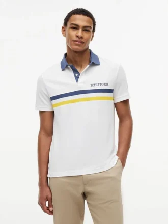 Regular Fit Hilfiger Logo Wicking Polo