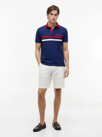 Regular Fit Hilfiger Logo Wicking Polo