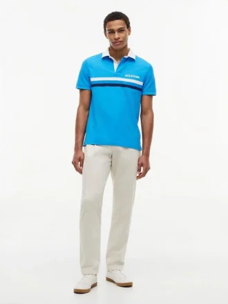 Regular Fit Hilfiger Logo Wicking Polo