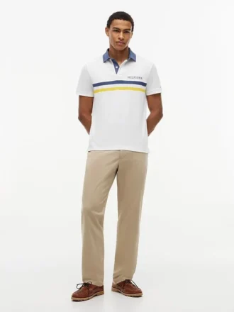 Regular Fit Hilfiger Logo Wicking Polo