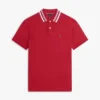 Regular Fit Jacquard Tipped Polo Regular Fit Jacquard Tipped Polo