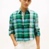 Regular Fit Madras Check Linen Shirt Regular Fit Madras Check Linen Shirt
