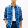 Regular Fit Madras Check Linen Shirt Regular Fit Madras Check Linen Shirt