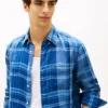Regular Fit Madras Check Linen Shirt Regular Fit Madras Check Linen Shirt