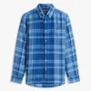 Regular Fit Madras Check Linen Shirt Regular Fit Madras Check Linen Shirt