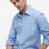 Regular Fit Mixed-Stripe All-Day Shirt Regular Fit Mixed-Stripe All-Day Shirt