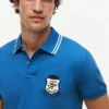 Regular Fit Monogram Crest Pique Polo Regular Fit Monogram Crest Pique Polo