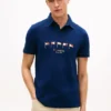 Regular Fit Nautical Flag Pique Polo Regular Fit Nautical Flag Pique Polo