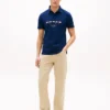Regular Fit Nautical Flag Pique Polo Regular Fit Nautical Flag Pique Polo