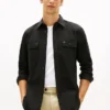 Regular Fit Overshirt i borstad twill Regular Fit Overshirt i borstad twill