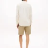 Regular Fit Overshirt i borstad twill Regular Fit Overshirt i borstad twill