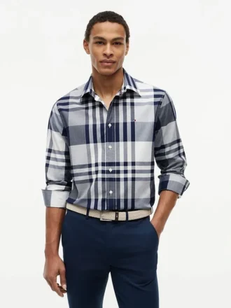 Regular Fit Plaid All-Day Shirt