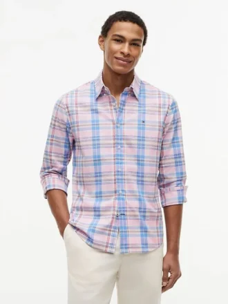 Regular Fit Plaid All-Day Shirt