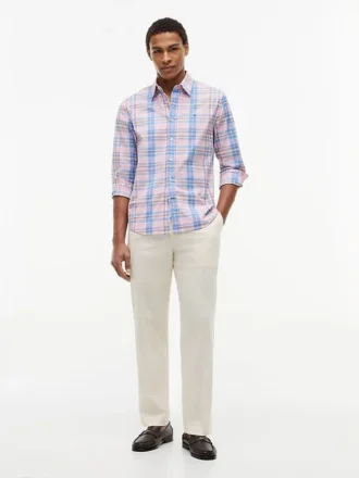 Regular Fit Plaid All-Day Shirt