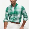 Regular Fit Plaid All-Day Shirt Regular Fit Plaid All-Day Shirt