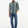 Regular Fit Retro Stripe All-Day Shirt Regular Fit Retro Stripe All-Day Shirt