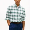 Regular Fit rutig stretch-oxfordskjorta Regular Fit rutig stretch-oxfordskjorta