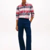 Regular Fit rutig stretch-oxfordskjorta Regular Fit rutig stretch-oxfordskjorta