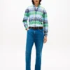 Regular Fit rutig stretch-oxfordskjorta Regular Fit rutig stretch-oxfordskjorta