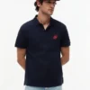 Regular Fit Script Monogram Pique Polo Regular Fit Script Monogram Pique Polo