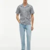 Regular Fit Solar Print Camp Shirt