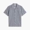 Regular Fit Solar Print Camp Shirt