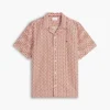 Regular Fit Solar Print Camp Shirt