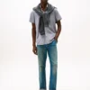 Regular Fit Stretch Oxford-skjorta